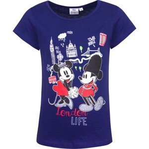 Minnie Mouse - licence Dívčí triko - Minnie Mouse ET1129, vel. 98-128 Barva: Modrá, Velikost: 98