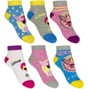 Luna - licence Dívčí kotníkové ponožky - Luna QE4834 , vel. 23-34 Barva: Vzor 1, Velikost: 23-26