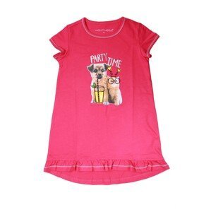Dívčí noční košilka - Wolf S2080, růžová sytě Barva: Růžová sytě, Velikost: 104