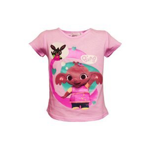 Dívčí triko - SETINO Králíček Bing 962-622, růžová světlá Barva: Růžová světlejší, Velikost: 116