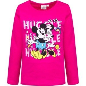 Minnie Mouse - licence Dívčí triko - Minnie Mouse TH1106, růžová Barva: Růžová sytě, Velikost: 98