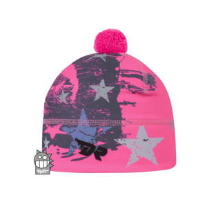 Dívčí zimní funkční čepice Dráče - Flavio 1, růžová Barva: Růžová, Velikost: XL 56-58