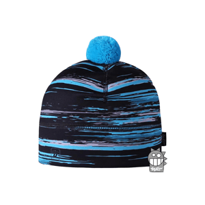 Chlapecká zimní funkční čepice Dráče - Flavio 099, černá/tyrkysová Barva: Černá, Velikost: XS 48-50