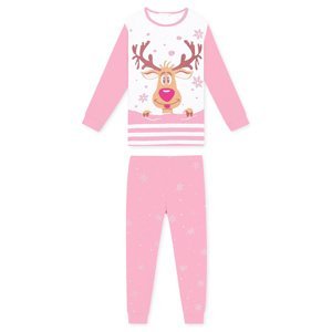 Dívčí pyžamo - KUGO MP1309, růžová světlá Barva: Růžová světlejší, Velikost: 158