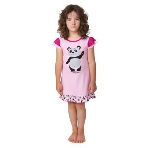 Dívčí noční košile - CALVI 20-316, růžová světlá Barva: Růžová světlejší, Velikost: 100