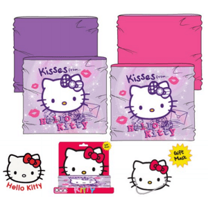Hello Kitty - licence Dívčí nákrčník - Hello Kitty HO4487, uni velikost Barva: Fialková, Velikost: uni velikost