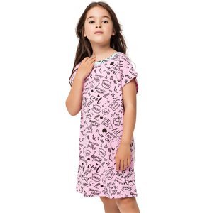 Dívčí noční košile - Winkiki WJG 92621, růžová Barva: Růžová, Velikost: 140