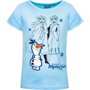 Frozen - Ledové království Dívčí tričko - Frozen FR35673, světle modrá Barva: Modrá světle, Velikost: 98-104