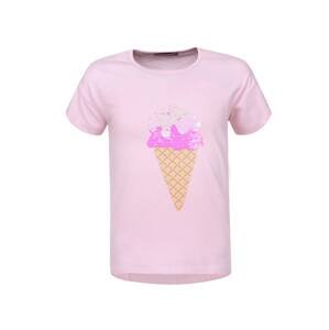 Dívčí triko s flitry - Glo-Story GPO-0469, světlonce růžová Barva: Růžová, Velikost: 98