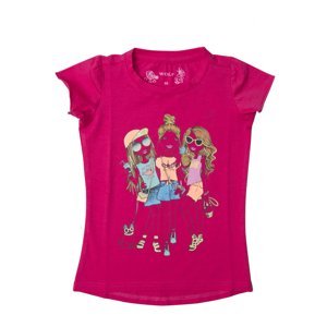Dívčí tričko - Wolf S2110, růžová sytě Barva: Růžová sytě, Velikost: 116