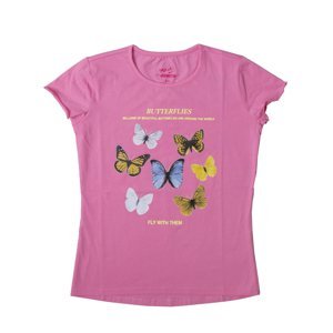 Dívčí tričko - Wolf S2114, růžová světle Barva: Růžová světlejší, Velikost: 146