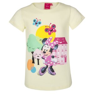 Minnie Mouse - licence Dívčí tričko - Minnie Mouse 210, žlutá Barva: Žlutá, Velikost: 98