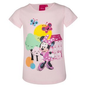 Minnie Mouse - licence Dívčí tričko - Minnie Mouse 210, růžová Barva: Růžová, Velikost: 128