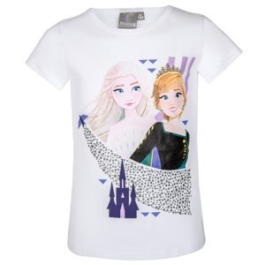 Frozen - licence Dívčí tričko - Frozen 205, bílá Barva: Bílá, Velikost: 104