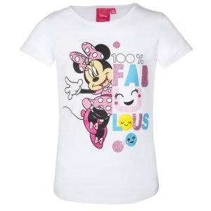 Minnie Mouse - licence Dívčí tričko - Minnie Mouse 201, bílá Barva: Bílá, Velikost: 110