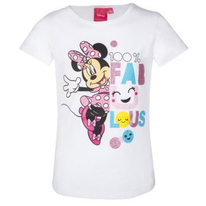 Minnie Mouse - licence Dívčí tričko - Minnie Mouse 201, bílá Barva: Bílá, Velikost: 122