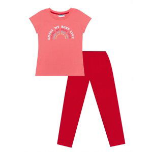 Dívčí pyžamo - Winkiki WJG 11022 růžová/  malinová Barva: Růžová, Velikost: 128