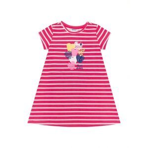 Dívčí šaty - WINKIKI WKG 11043, růžová/ proužek Barva: Růžová, Velikost: 98