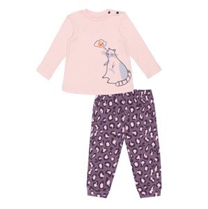 Dívčí pyžamo - Winkiki WNG 02823, růžová/ fialová Barva: Růžová, Velikost: 80