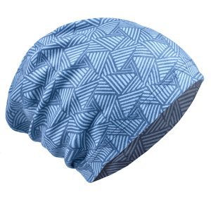 Chlapecká fleecová čepice, spadená- Unuo SHARP, modrá Barva: Modrá, Velikost: S