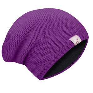Dívčí čepice pletená - Unuo, fialová Barva: Fialová, Velikost: S ( 45-48cm )