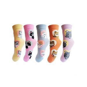 Dívčí ponožky Aura.Via - GZN7387, mix barev Barva: Mix barev, Velikost: 24-27