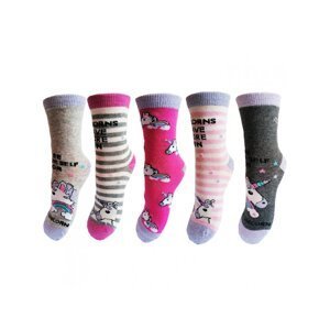 Dívčí ponožky Aura.Via - GNP6876, mix barev Barva: Mix barev, Velikost: 24-27