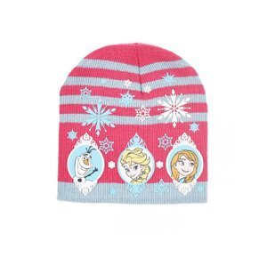 Frozen - licence Dívčí zimní čepice - Frozen PH4193, sytě růžová Barva: Růžová, Velikost: velikost 52