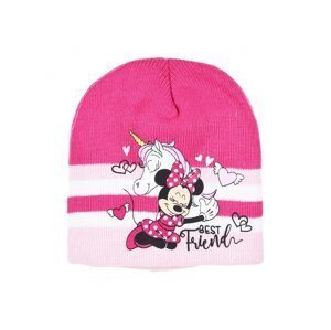 Minnie Mouse - licence Dívčí zimní čepice - Minnie Mouse TH4001, růžová Barva: Růžová, Velikost: velikost 52