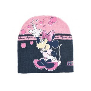 Minnie Mouse - licence Dívčí kojenecká zimní čepice - Minnie Mouse TH4146, růžová tmavší Barva: Růžová tmavší, Velikost: velikost 50