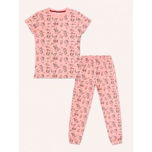 Dívčí pyžamo - Winkiki WJG 92620, světle růžová Barva: Růžová, Velikost: 146