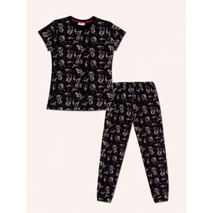 Dívčí pyžamo - Winkiki WJG 92620, černá Barva: Černá, Velikost: 140
