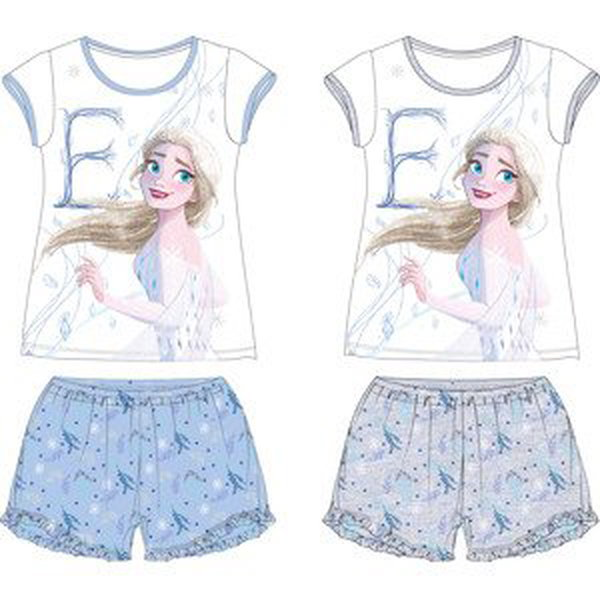 Frozen - licence Dívčí letní pyžamo - Frozen 52049462, bílá/ šedá Barva: Bílá, Velikost: 116
