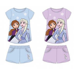 Frozen - licence Dívčí letní pyžamo - Frozen FR - 28, fialková Barva: Fialková, Velikost: 122