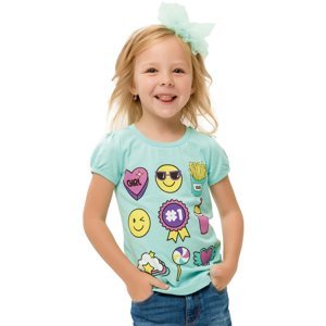 Dívčí tričko - WINKIKI WKG 92557, mentolová Barva: Zelinkavá, Velikost: 104