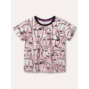 Dívčí tričko - WINKIKI WJG 11019, světle růžová/ 214 Barva: Růžová, Velikost: 134