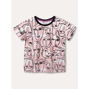 Dívčí tričko - WINKIKI WJG 11019, světle růžová/ 214 Barva: Růžová, Velikost: 146