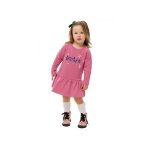 Dívčí šaty - WINKIKI WKG 92554, růžová/ 210 Barva: Růžová, Velikost: 122