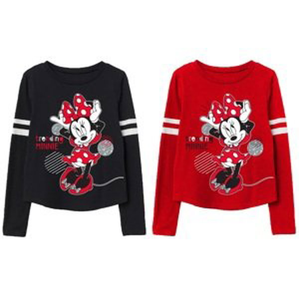 Minnie Mouse - licence Dívčí tričko - Minnie Mouse 52029025, červená Barva: Červená, Velikost: 116