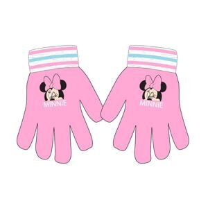 Minnie Mouse - licence Dívčí rukavice - Minnie Mouse 5242A852, světle růžová Barva: Růžová, Velikost: uni velikost