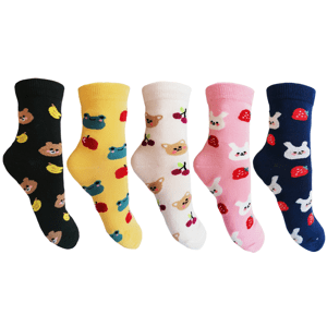 Dívčí ponožky Aura.Via - GNZ7989, mix barev Barva: Mix barev, Velikost: 24-27
