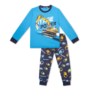Chlapecké pyžamo - KUGO MP1370, tyrkysová Barva: Tyrkysová, Velikost: 122