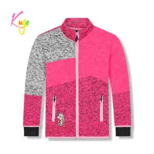 Dívčí outdoorová mikina - KUGO HM1981, růžová Barva: Růžová, Velikost: 110