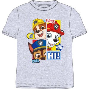 Paw Patrol - Tlapková patrola -Licence Chlapecké tričko - Paw Patrol 52021605, šedá Barva: Šedá, Velikost: 116