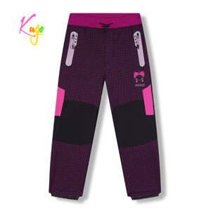 Dívčí softshellové kalhoty, zateplené - KUGO HK5630, fialovorůžová Barva: Fialovorůžová, Velikost: 104