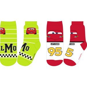 Auta - Cars - licence Chlapecké ponožky - Auta 5234A345, červená / signální Barva: Mix barev, Velikost: 23-26