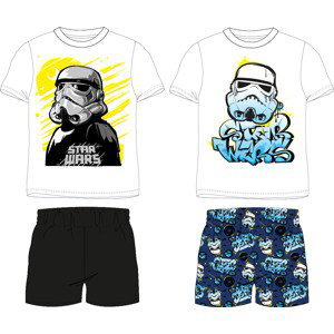 Star-Wars licence Chlapecké pyžamo - Star Wars 52049288, bílá / modrá Barva: Bílá, Velikost: 128