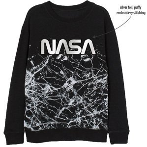 Nasa - licence Chlapecká mikina - NASA 5218170, černá Barva: Černá, Velikost: 134-140