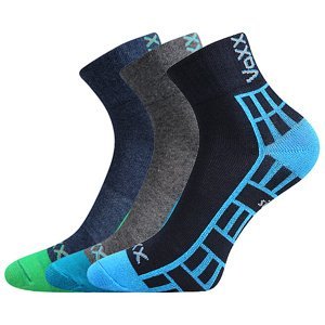 Chlapecké ponožky VoXX - Maik kluk, modrá, tmavě šedá Barva: Mix barev, Velikost: 30-34
