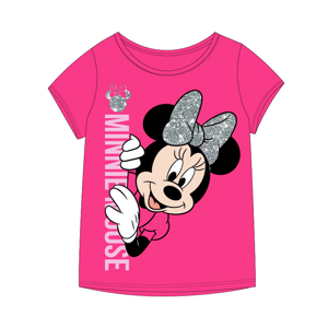 Minnie Mouse - licence Dívčí tričko - Minnie Mouse 52029490KOM, růžová Barva: Růžová, Velikost: 104